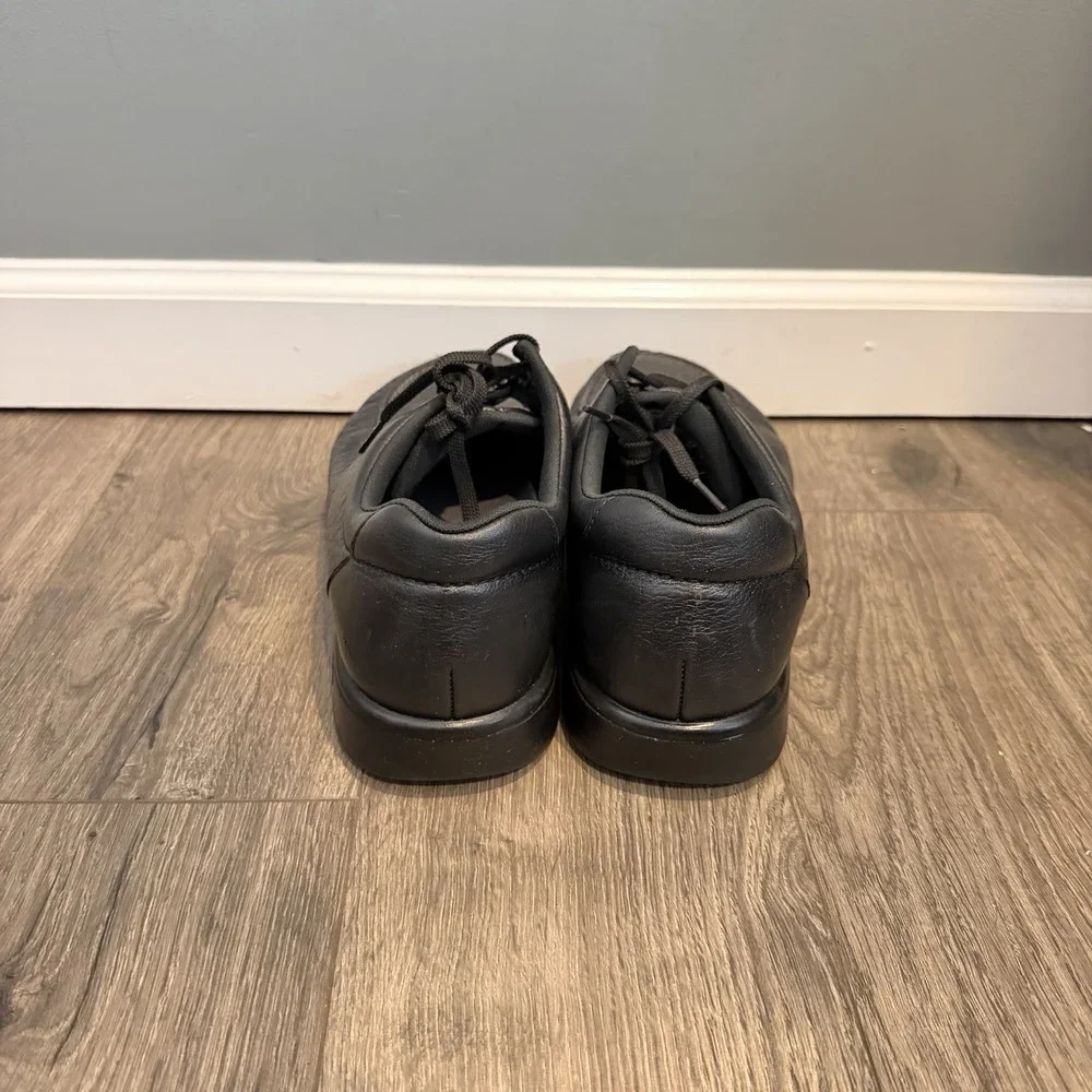 sas bout time mens size 11 shoes black leather comfort walking sneakers